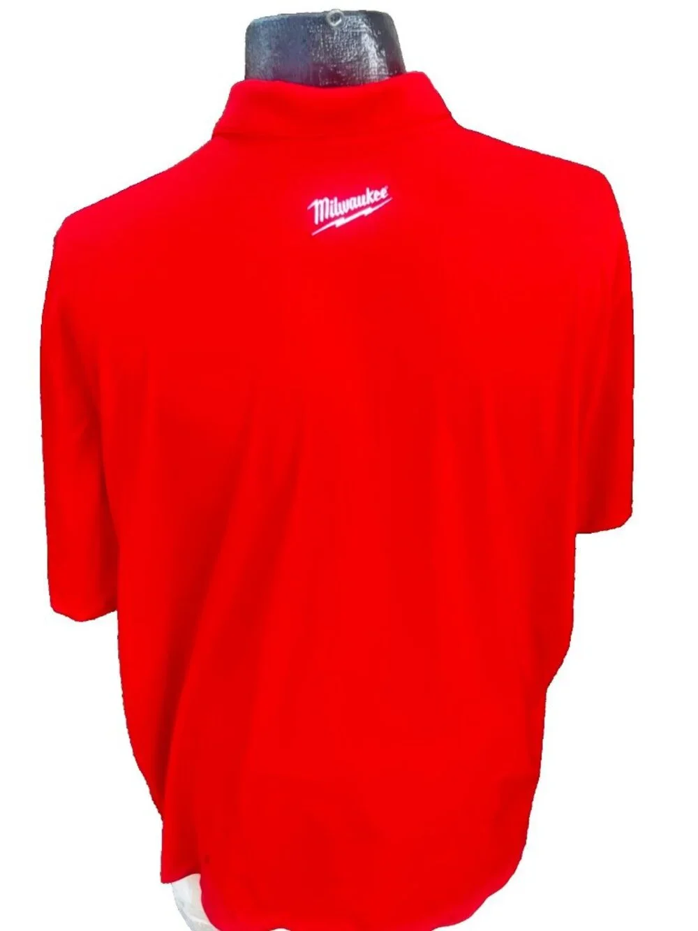 Nike Golf Milwaukee Tool Embroidered Performance Polo Shirt Mens XXL Red